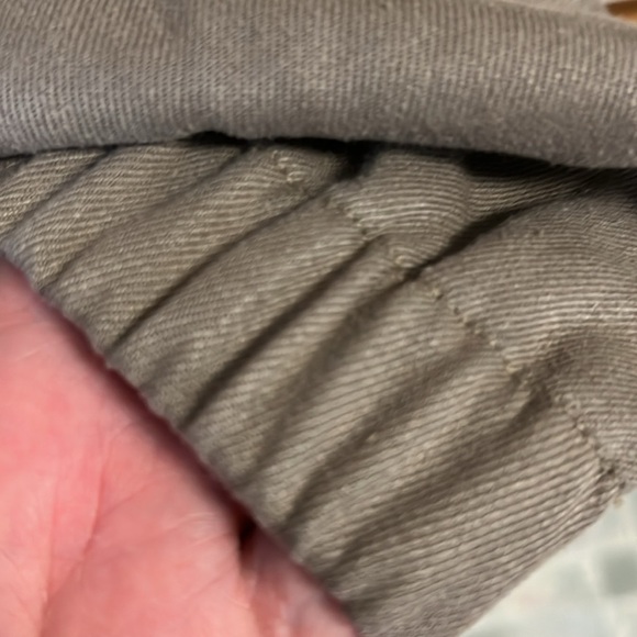 Upwest Cropped Ecohemp Twill Jacket Taupe Tan Hemp and recycled polyester small - Picture 16 of 16